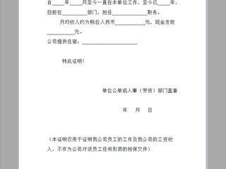 疫情期间无收入证明开具指南