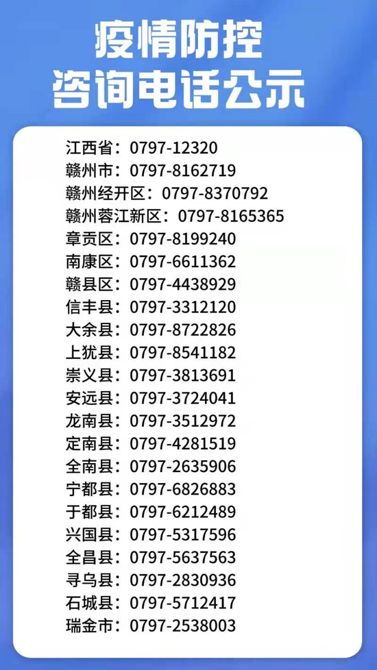 江西省新冠疫情指挥部电话，连接民众与防控安全的桥梁