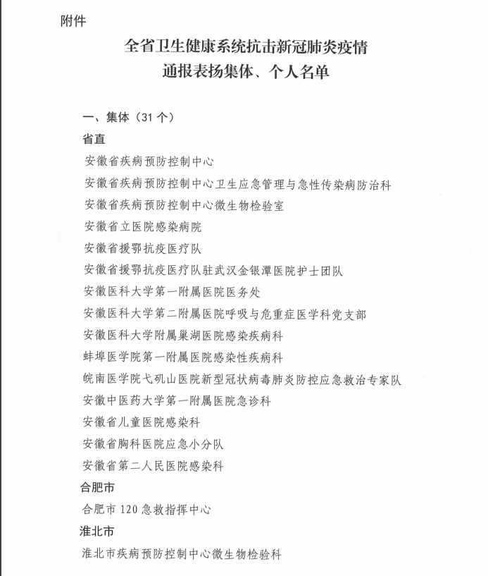 安徽省最新疫情情况通报摘要