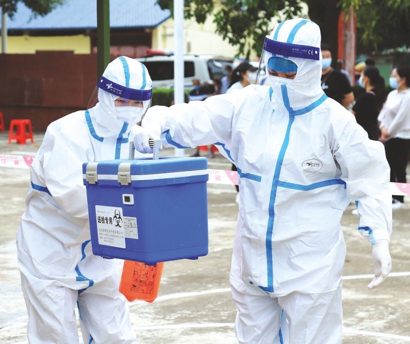 广西南宁疫情防控，坚决遏制扩散势头，保障人民群众生命健康安全
