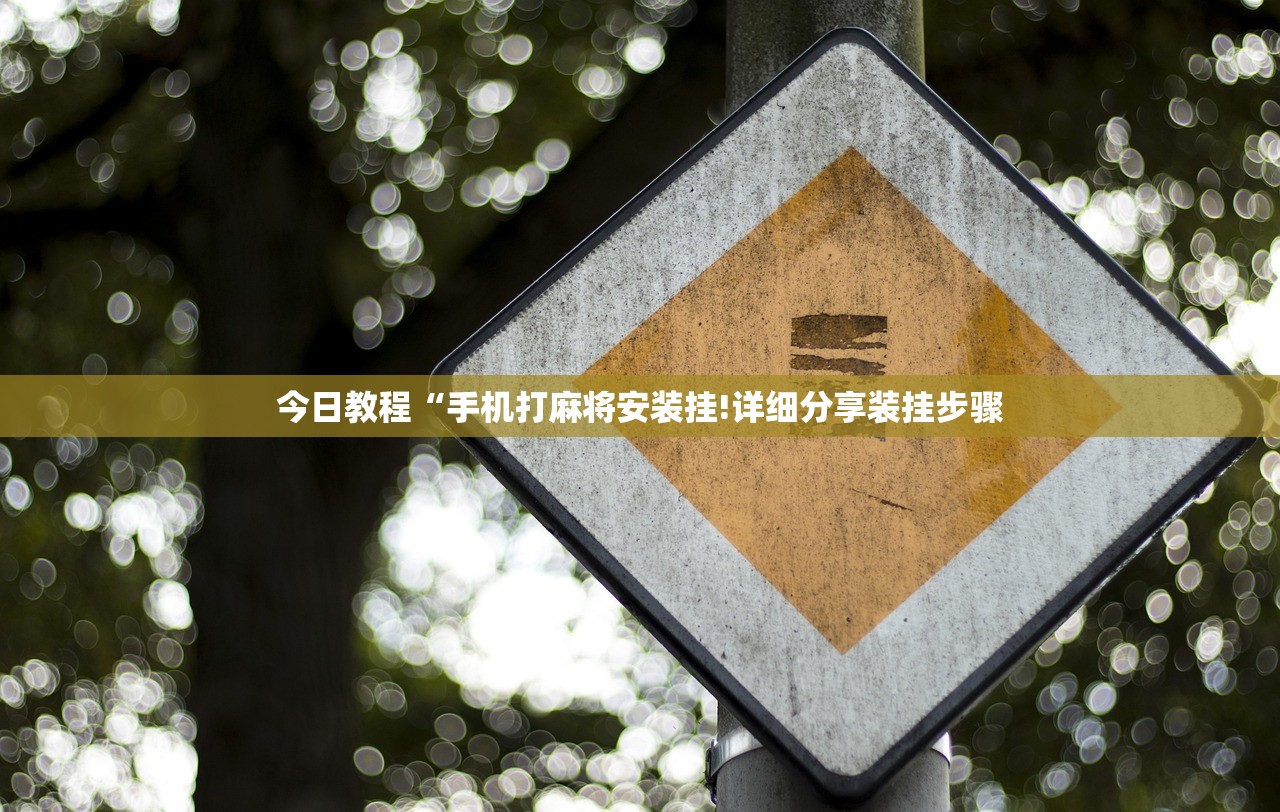 今日教程“手机打麻将安装挂!详细分享装挂步骤