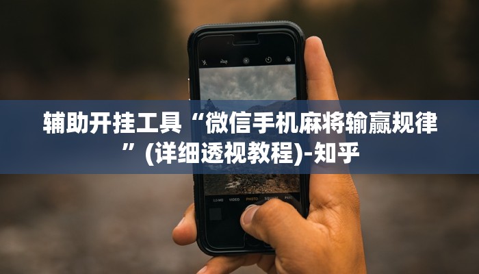 辅助开挂工具“微信手机麻将输赢规律”(详细透视教程)-知乎