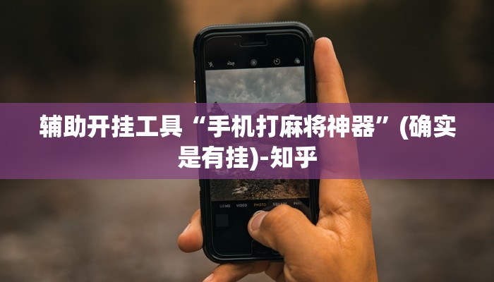 辅助开挂工具“手机打麻将神器”(确实是有挂)-知乎