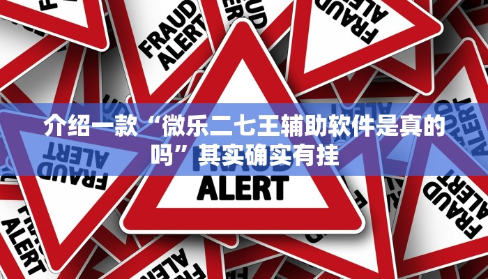 介绍一款“微乐二七王辅助软件是真的吗”其实确实有挂