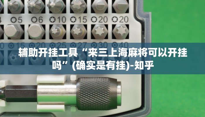 辅助开挂工具“来三上海麻将可以开挂吗”(确实是有挂)-知乎