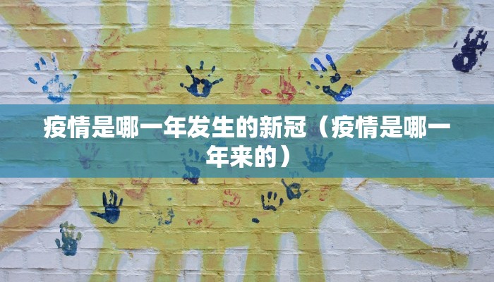 疫情是哪一年发生的新冠（疫情是哪一年来的）
