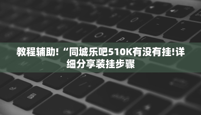 教程辅助!“同城乐吧510K有没有挂!详细分享装挂步骤
