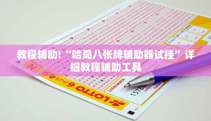 教程辅助!“哈局八张牌辅助器试挂”详细教程辅助工具